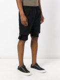layered cuff shorts
