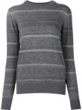 striped crew neck jumper