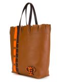 frilled rectangular shoulder bag