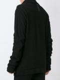 funnel neck zipped sweatshirt