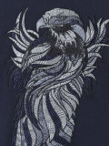 embroidered eagle sweatshirt