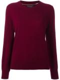 ribbed trim jumper