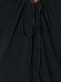 front tie jersey dress 