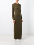 long knit dress