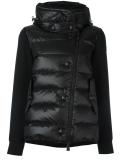 funnel neck padded jacket