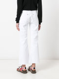 cropped flared jeans