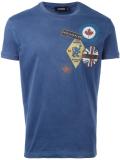 logo patch print T-shirt