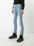 Distressed Dixie Skinny Jeans