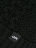cable knit beanie