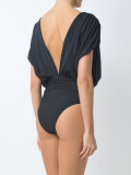 deep V neck swimsuit