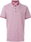 contrast trim polo shirt