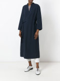 kimono-style wrap coat