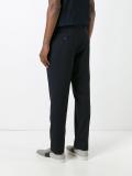 tailored straight fit trousers