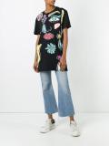 abstract print T-shirt 