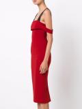 off-shoulders fitted dress