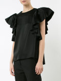 ruffle sleeve blouse