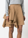 ruffled front skirt