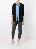 pull-up cropped trousers