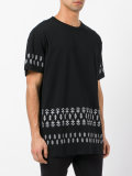 geometric print T-shirt