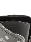 polka dot zip wallet