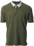 'Two-tone Military‘polo衬衫