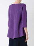micro crepe trapeze sweater