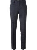 patterned tailored trousers
