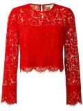 floral lace blouse