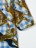 jungle animal print T-shirt 