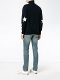 star elbow patch sweater 