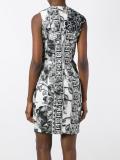 printed fitted dress