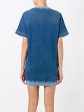 denim T-shirt dress