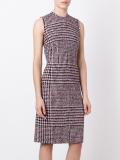 tweed fitted dress