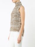 knitted turtleneck top