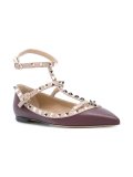 'Rockstud' ballerinas
