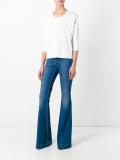 three-quarters sleeve sweatshirt
