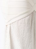v neck knit dress
