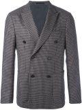 double breasted houndstooth jacket