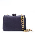 woven straw clutch