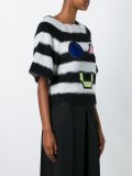 striped patch jumper 