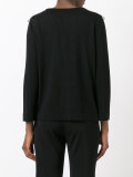 paneled cardigan