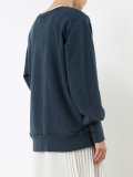 oversized printed sweatshirt