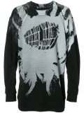 cobweb print sweatshirt 