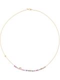 pink ruby and grey sapphire 'Story' necklace