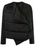 wrap around padded jacket