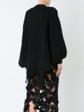 string detail chunky knit jumper
