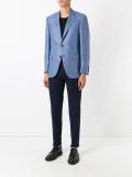 checked blazer