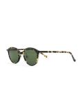 tortoiseshell round sunglasses