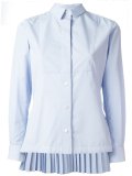 pleated back shirt