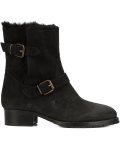 buckle strap ankle boots